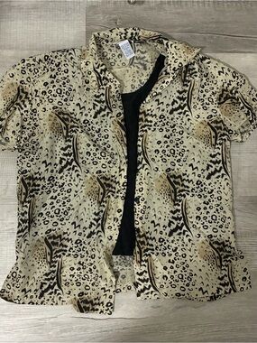 anna and frank vintage button down top
